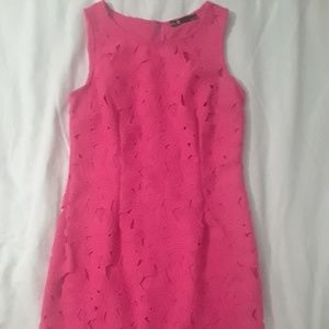 Hot Pink Leslie Fay Summer Dress